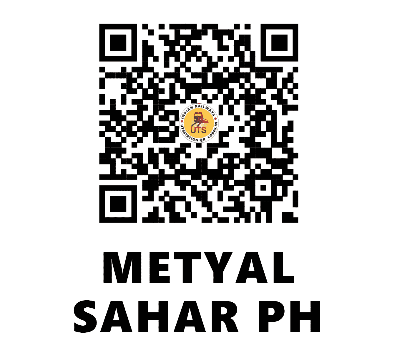 UTS QR Code for METYAL SAHAR PH - MYX (SE - WEST BENGAL)